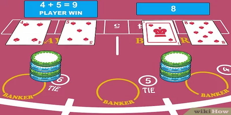 Các bàn cược baccarat đều công khai rõ ràng tại Cwin