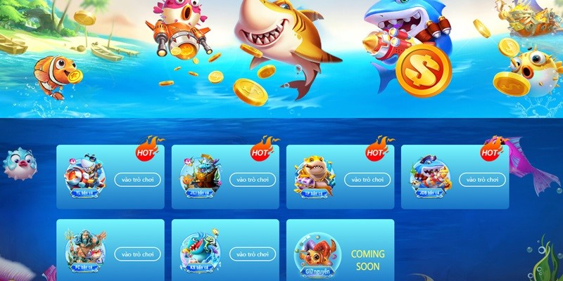 Game bắn cá phù hợp với mọi đối tượng bet thủ