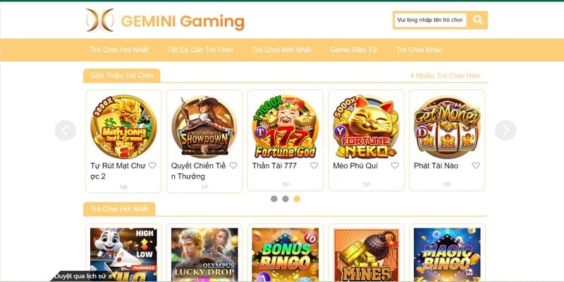 Những nhà phát hành tại Slot Game của Cwin